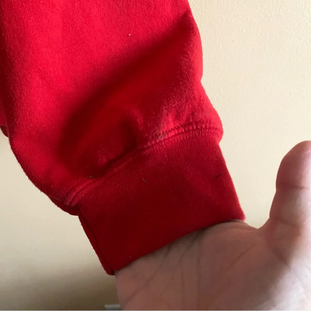 Gilden Toronto Zoo Panda Sweatshirt Adult XL Red Fandom Kawaii Animal Print - Picture 6 of 15